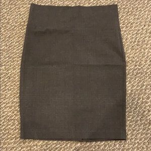 Charlotte Russe Grey Pencil Skirt